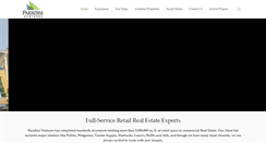 Desktop Screenshot of paradiseventuresinc.com