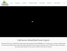 Tablet Screenshot of paradiseventuresinc.com
